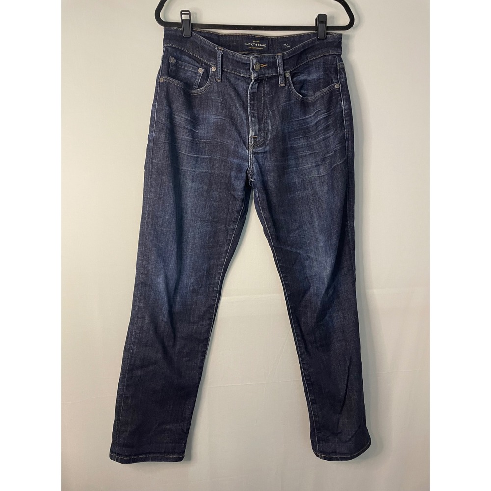 Lucky Brand Men Dark Wash‎ Slim Fit Jeans Size 33 x 30